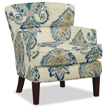 Modern Split Back Accent Chair